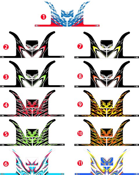 Pit Caddy Wrap Designs